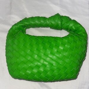 T.J.Maxx Green Woven Handbag